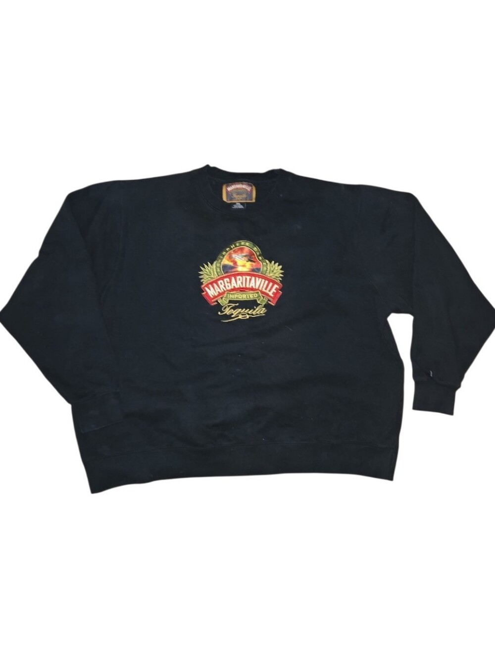 Margaritaville Tequila Black Logo Crewneck Sweatshirt - Size 2XL